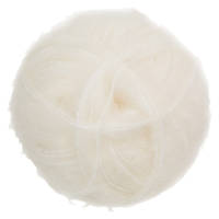 Whisper Brushed Mohair - White