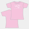 Pink Butterfly Short Sleeved T-shirt