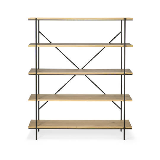 Ethnicraft Rise Bookcase-Ok/Bk
