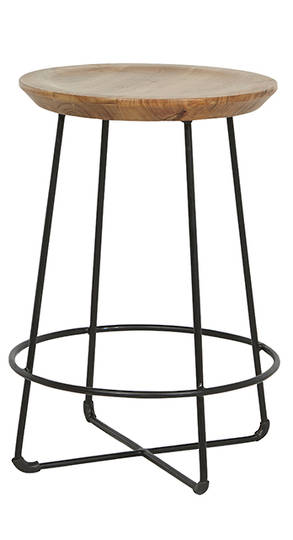 Shelter Round 66cm Barstool