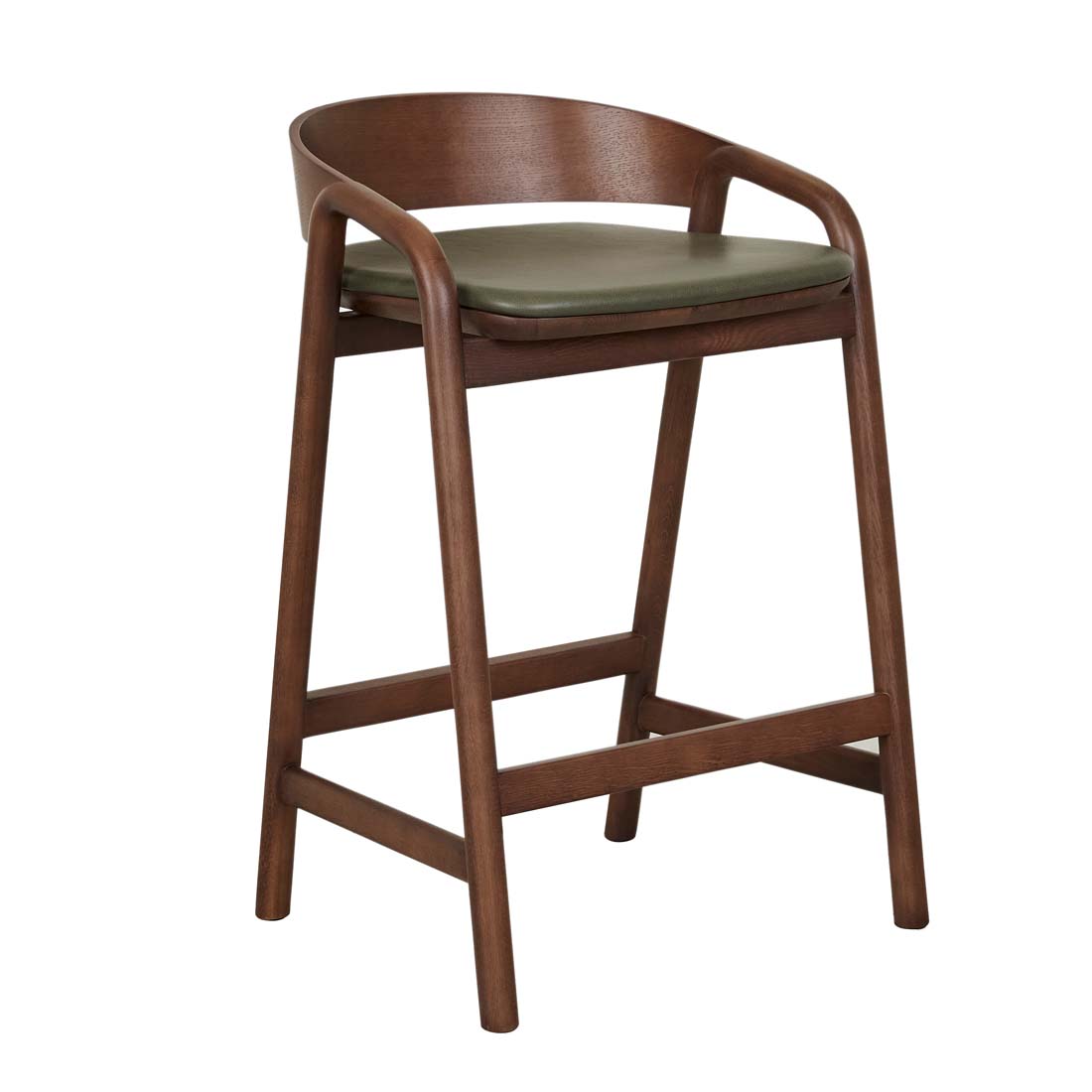 Tolv Inlay Upholstered Barstool