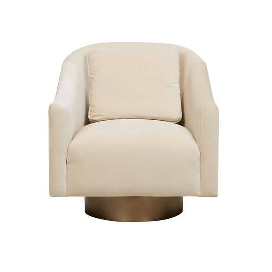 Kennedy Curve Swivel Occasional Chair