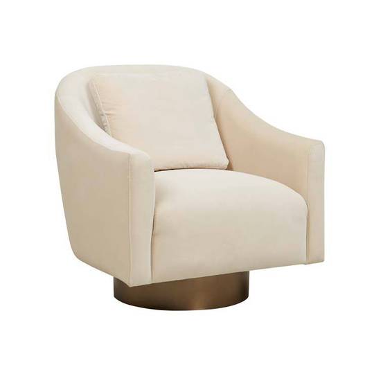 Kennedy Curve Swivel Occasional Chair