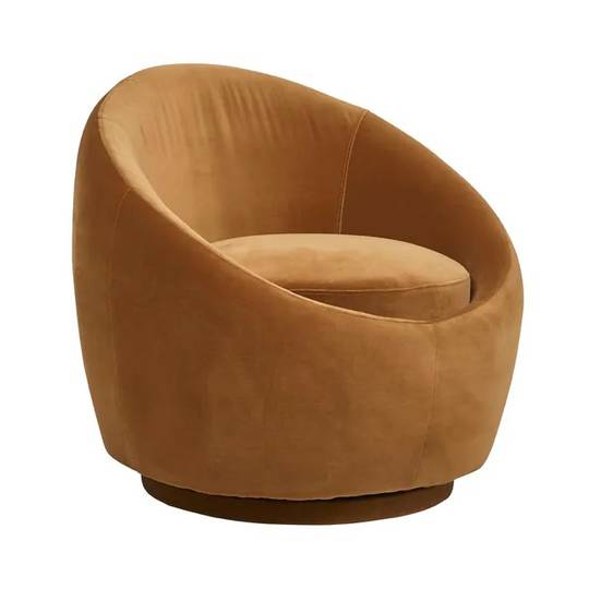 Kennedy Globe Swivel Occasional Chair