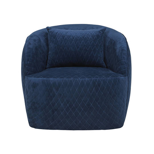 Penelope Quilted Swivel Occasional Chair