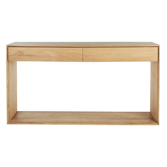 Ethnicraft Nordic 2 Drawer Consoles