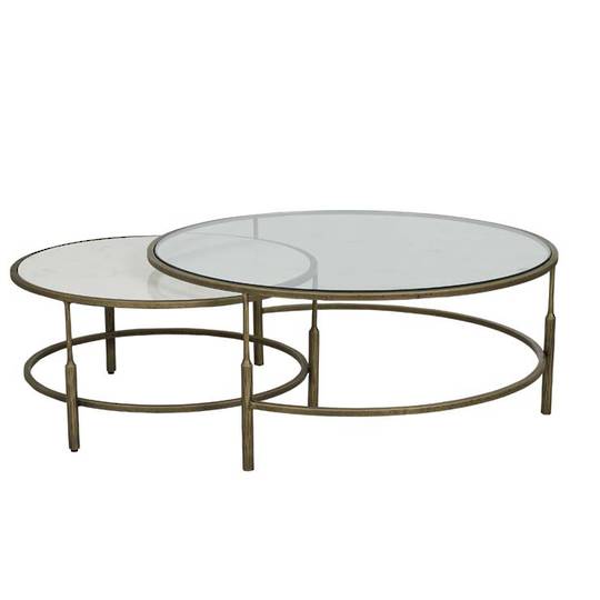 Verona Charm Nest of 2 Coffee Tables