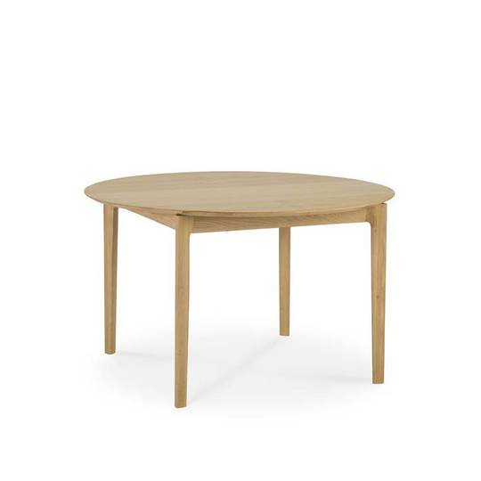 Ethnicraft Bok Round Extension Dining Table