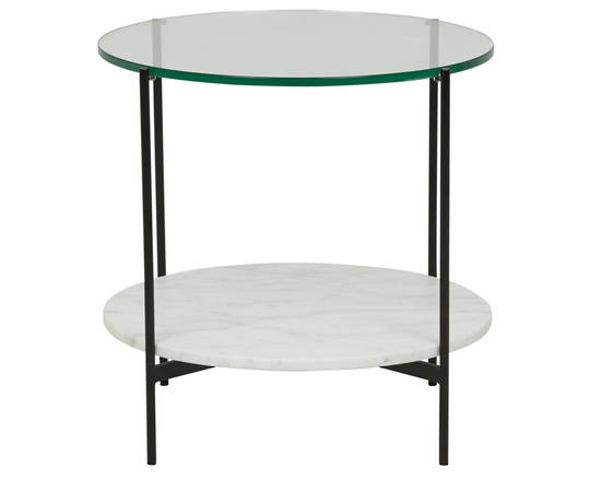 Clermont Layer Marble Side Table