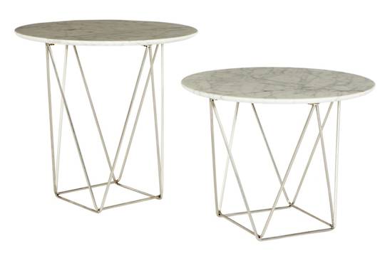 Como Side Table Large Marble