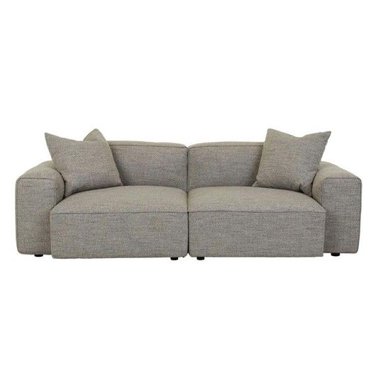 Airlie Slab 3 Seater Sofa - Brindle Grey