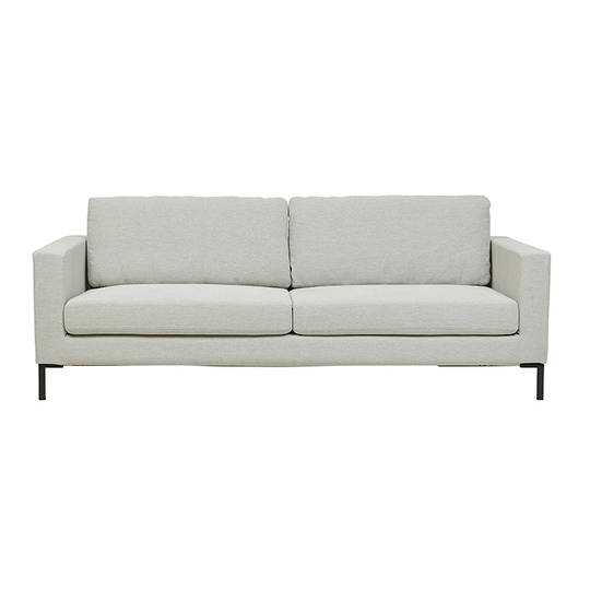 Juno 3 Seater Sofa with Black Powder Coated Legs