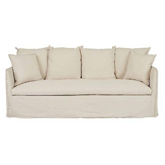 Vittoria Slipcover 3-Seater Sofa