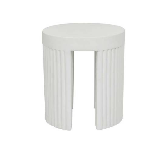 Ossa Ribbed Stool (Outdoor)