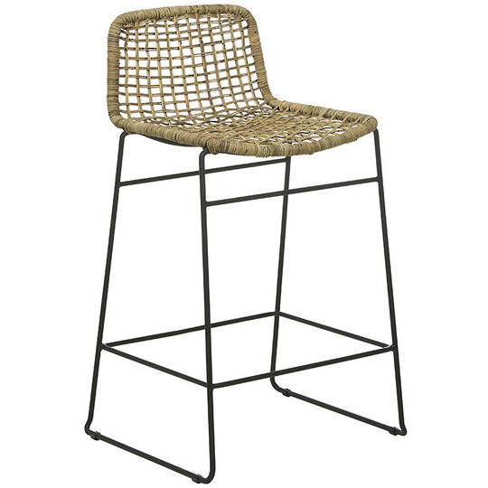 Olivia Open Woven Barstool