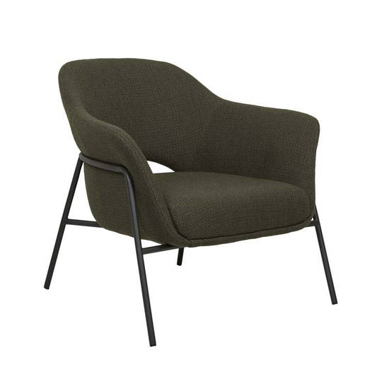 Vittoria Metal Leg Occasional Chair