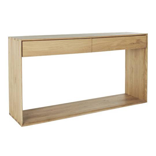 Ethnicraft Nordic 2 Drawer Consoles