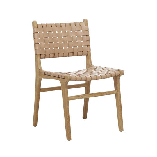 Willow Leather Dining Chair image 0