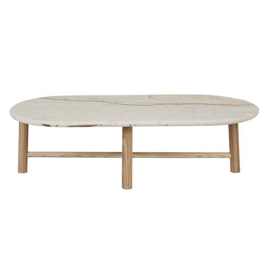 Artie Oval Marble Coffee Table image 19