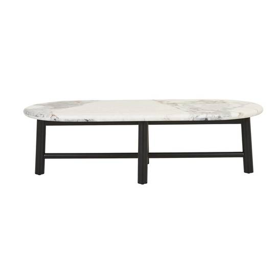 Artie Oval Marble Coffee Table image 12