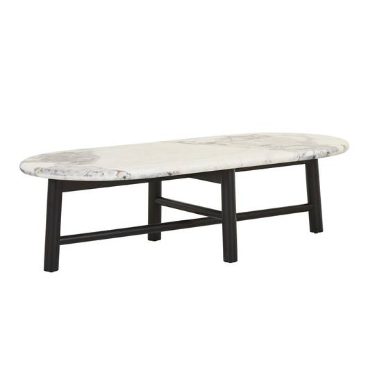 Artie Oval Marble Coffee Table image 13