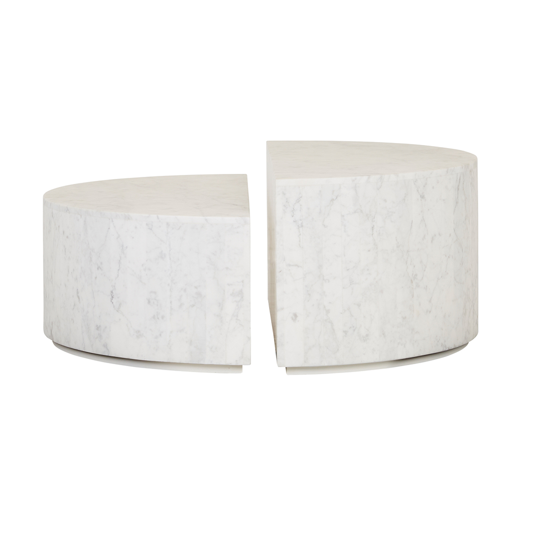 Elle Block Step Set of 2 Coffee Tables image 1