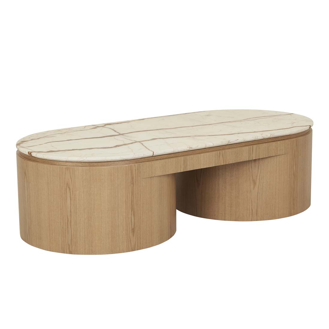 Pluto Oval Marble Coffee Table image 4