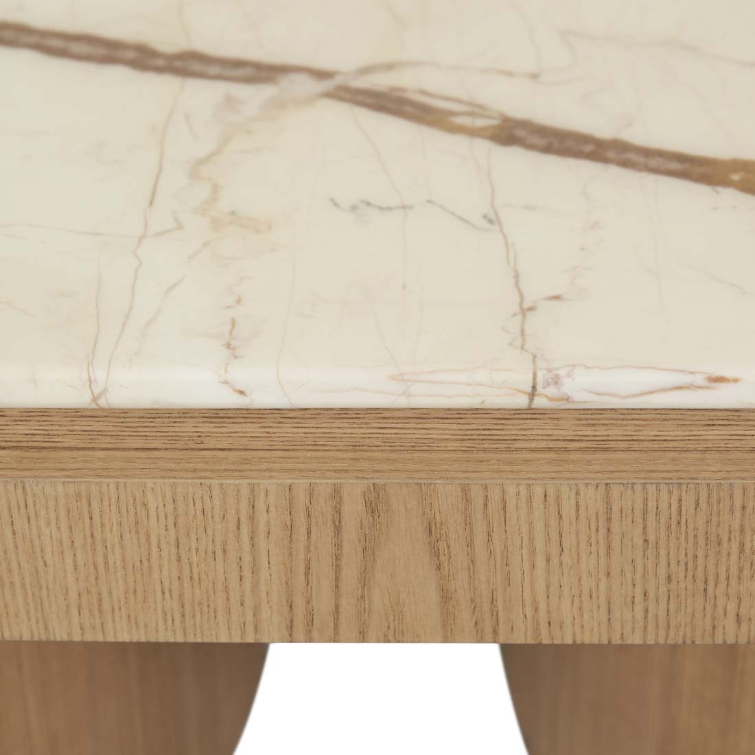 Pluto Oval Marble Coffee Table image 8