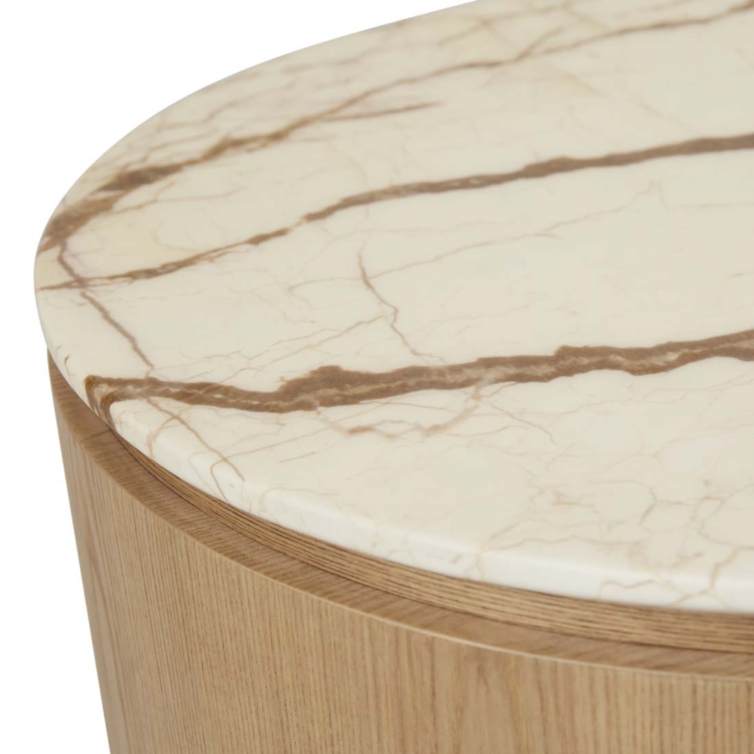 Pluto Oval Marble Coffee Table image 9