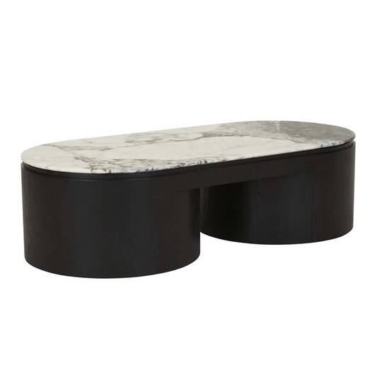 Pluto Oval Marble Coffee Table image 7