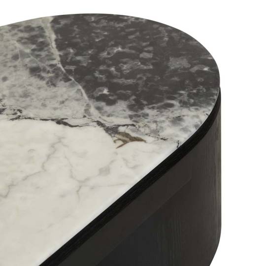 Pluto Oval Marble Coffee Table image 10