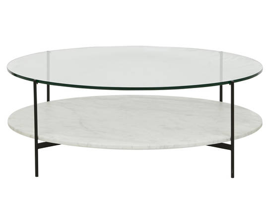 Clermont Layer Marble Coffee Table image 0