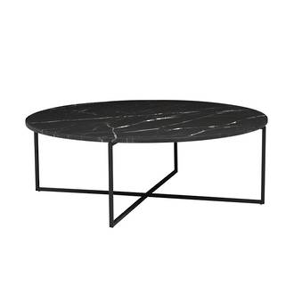Elle Luxe Marble Round Coffee Tables image 6