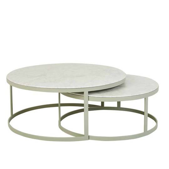 Elle Round Nest Flat Coffee Table image 1