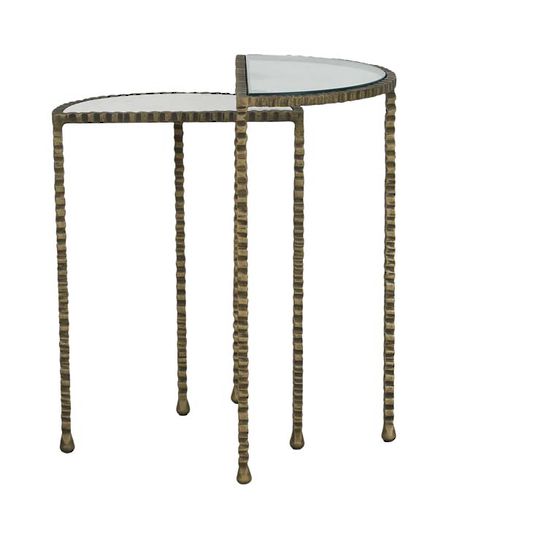 Celeste Crimp Nest of 2 Side Tables image 8