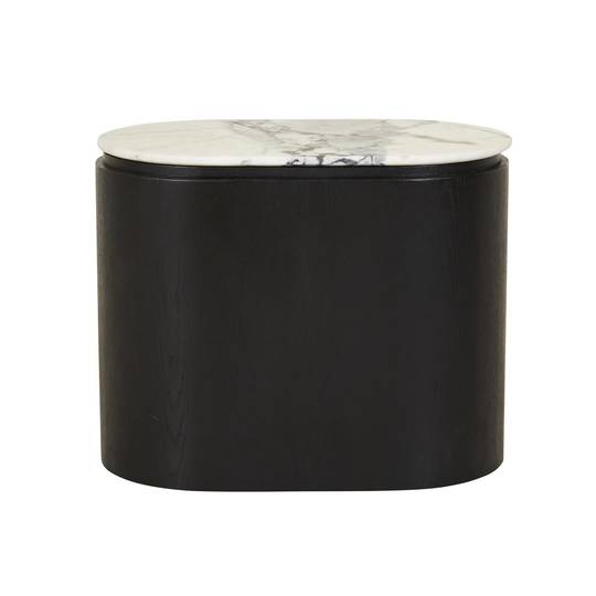 Pluto Oval Marble Side Table image 6