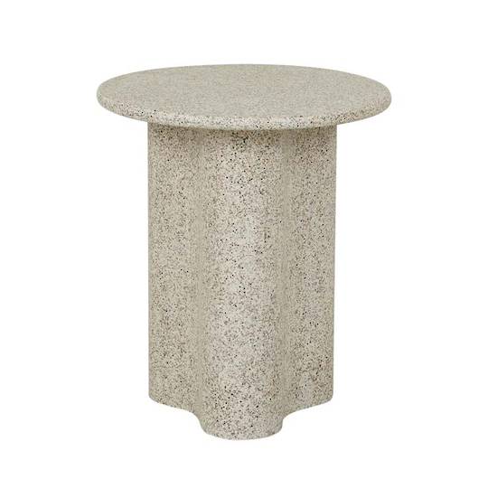 Artie Outdoor Wave Side Table image 3