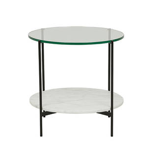Clermont Layer Marble Side Table image 1