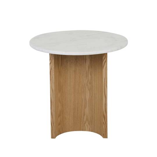 Oberon Eclipse Marble Side Table image 1
