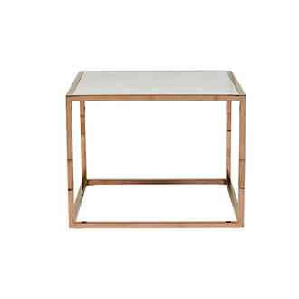 Elle Cube Marble Side Table image 12