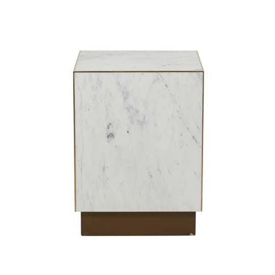 Verona Block Marble Side Table image 0