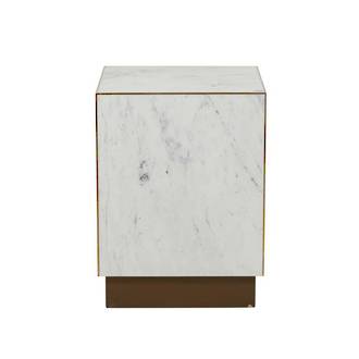 Verona Block Marble Side Table image 1