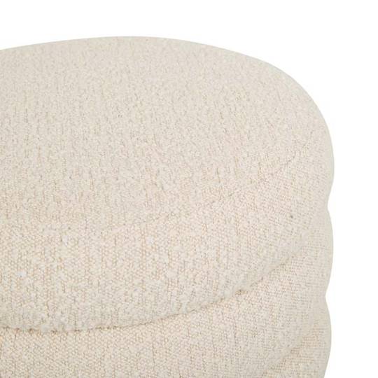 Kennedy Ribbed Round Ottoman image 5