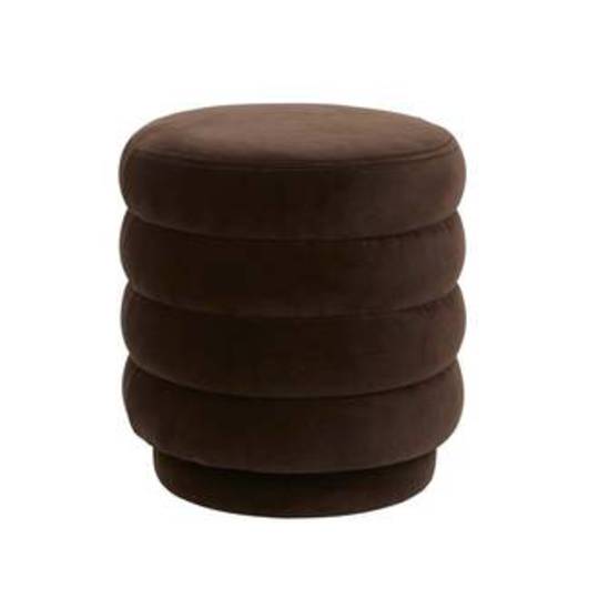 Kennedy Ribbed Round Ottoman image 6
