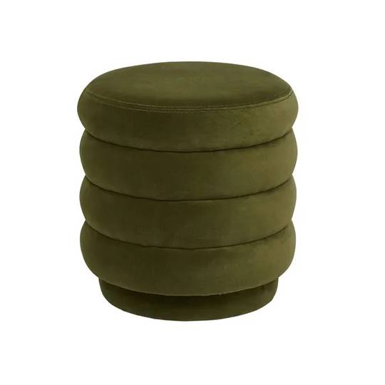 Kennedy Ribbed Round Ottoman image 7