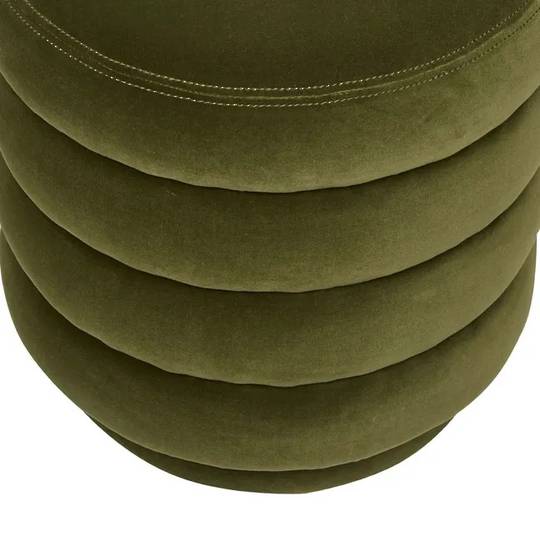 Kennedy Ribbed Round Ottoman image 8