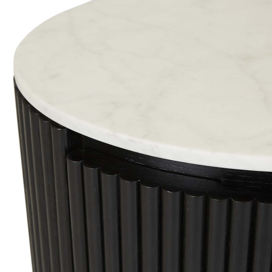 Benjamin Ripple Marble Round Bedside image 11