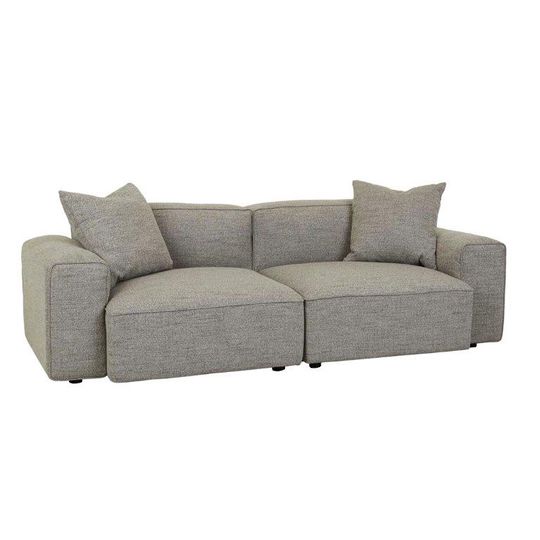 Airlie Slab 3 Seater Sofa - Brindle Grey image 1