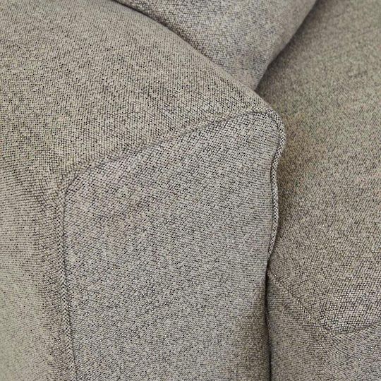 Airlie Slab 3 Seater Sofa - Brindle Grey image 2