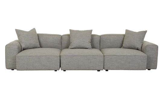 Airlie Slab 4 Seater Sofa - Brindle Grey image 0